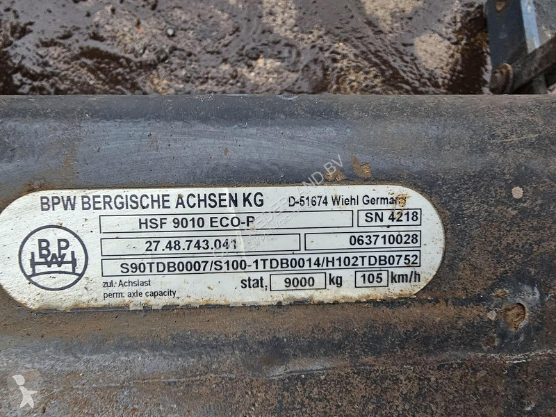 Vrachtwagenonderdelen BPW HSF 9010 ECO-P...