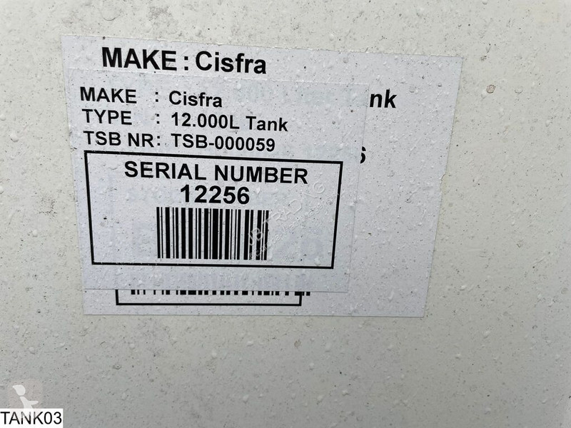 Repuestos para camiones Universeel Tank