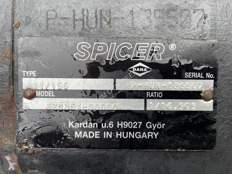 قطع غيار الآليات الثقيلة Hitachi ZW95LSD-Spicer...