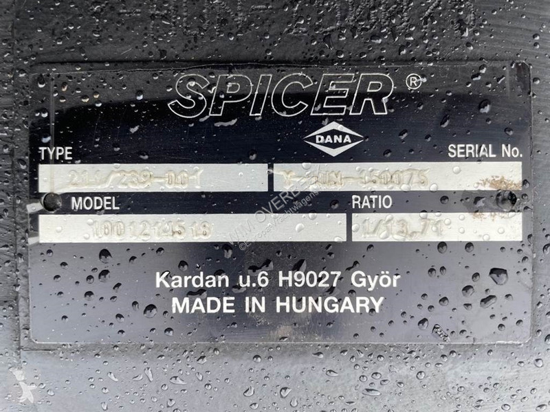 قطع غيار الآليات الثقيلة Spicer Dana...