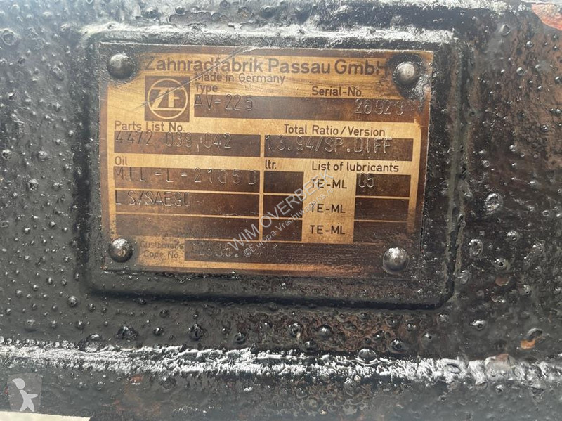 Pezzi di ricambio per mezzi pesanti Zettelmeyer...