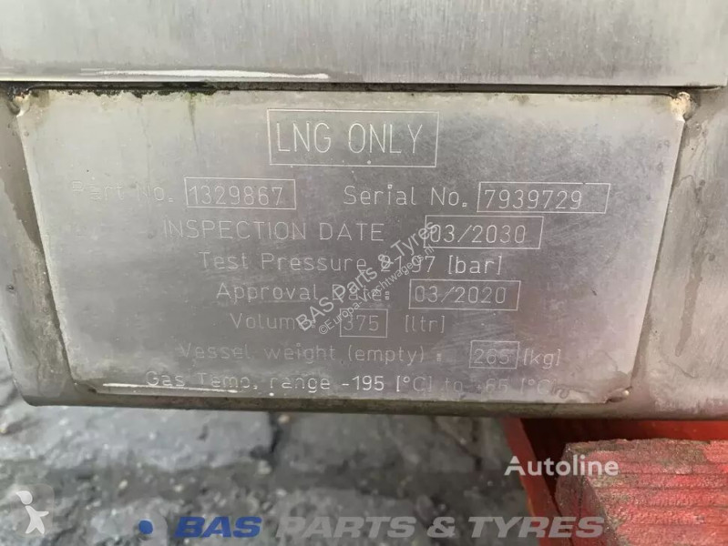 قطع غيار الآليات الثقيلة Scania LNG tank 340 Liter