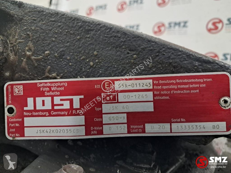 قطع غيار الآليات الثقيلة Jost Occ koppelschotel...