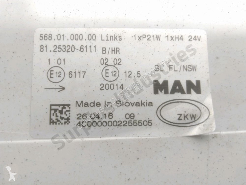 قطع غيار الآليات الثقيلة MAN TGA 18.320