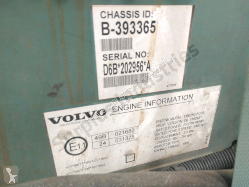 قطع غيار الآليات الثقيلة Volvo FL 250
