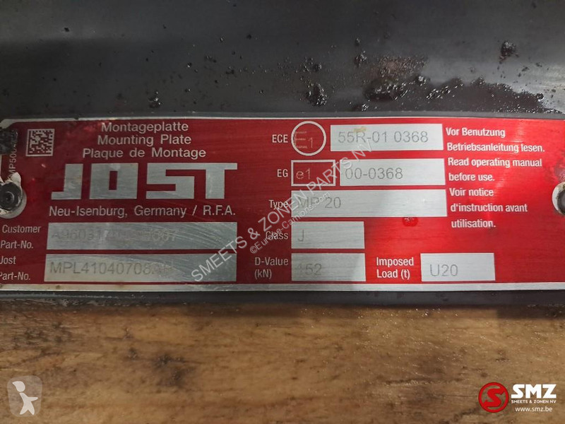 قطع غيار الآليات الثقيلة Jost Occ koppelschotel...