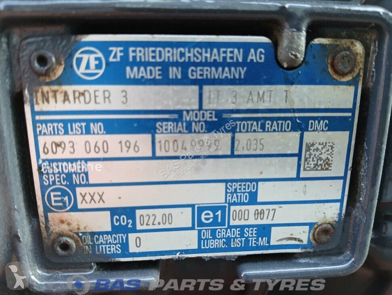 Pièces poids lourds ZF XF106 DAF 12TX2211 TD...