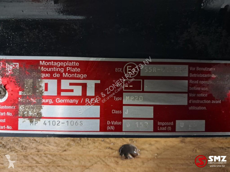 Repuestos para camiones Jost Occ koppelschotel...
