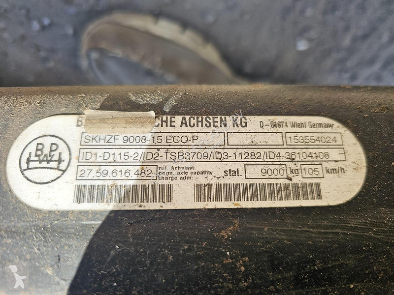 قطع غيار الآليات الثقيلة BPW SKHZF 9008-15...