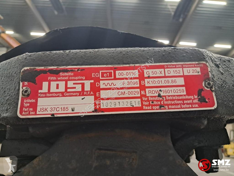 Pièces poids lourds Jost Occ koppelschotel +...