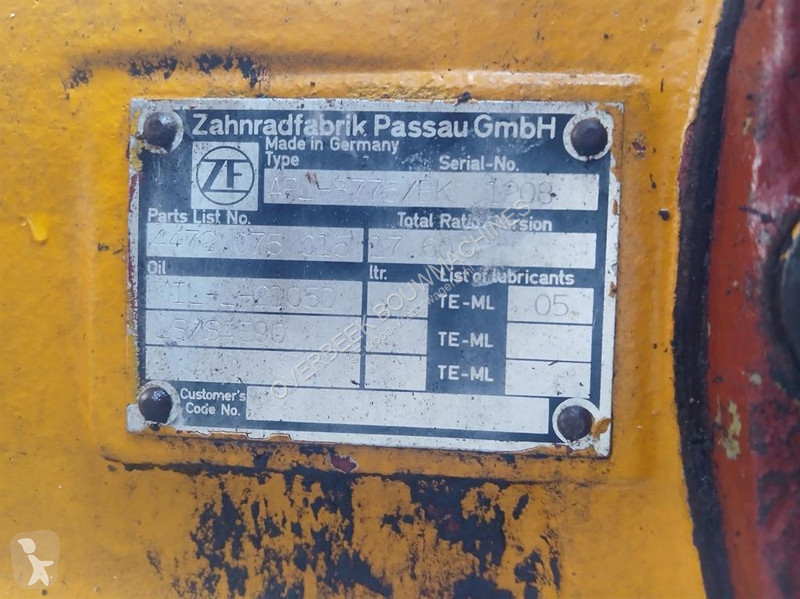 Запчасти для грузовика Ahlmann AZ200-ZF...