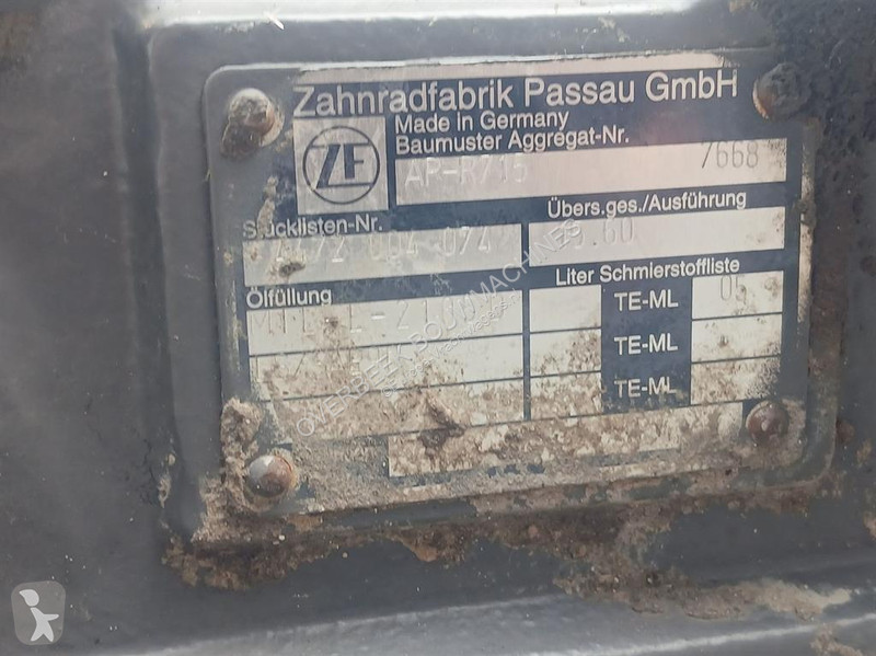 Repuestos para camiones Volvo L25B-ZF...