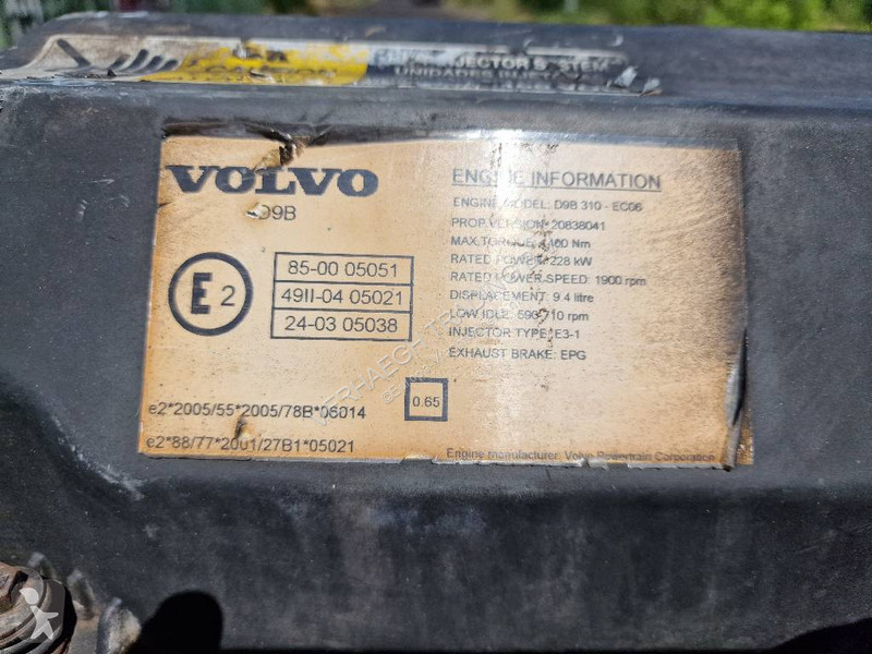 Náhradní díly pro kamiony Volvo D9B 310 - EC06