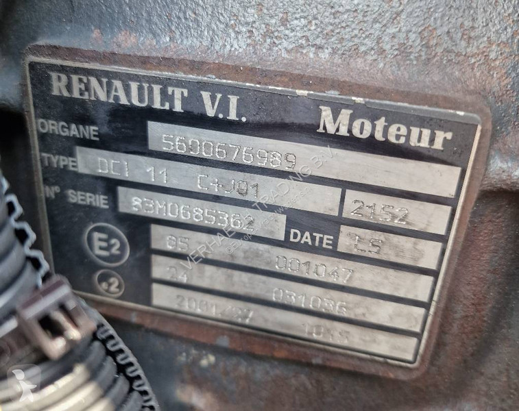 Náhradní díly pro kamiony Renault DCI 11 C+J01