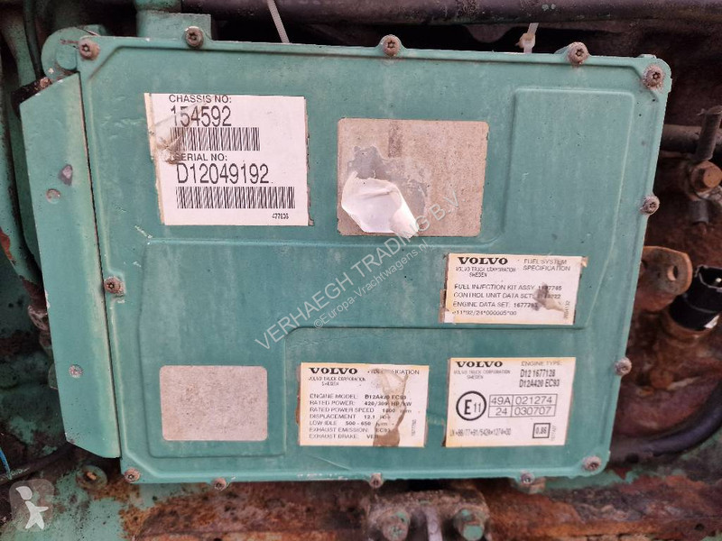 Náhradní díly pro kamiony Volvo D12A420 EC93