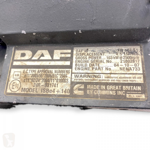 Ricambio per autocarri DAF (01.01-)