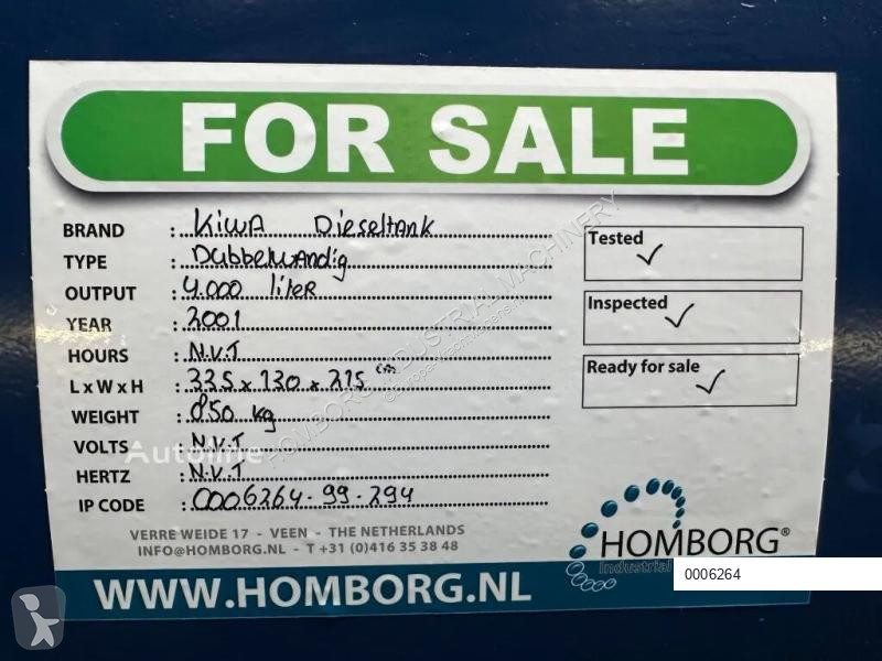 Reservedele til lastbil  IBC 4000 liter Kiwa...