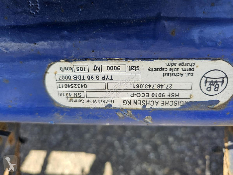 Vrachtwagenonderdelen BPW HSF 9010 ECO-P