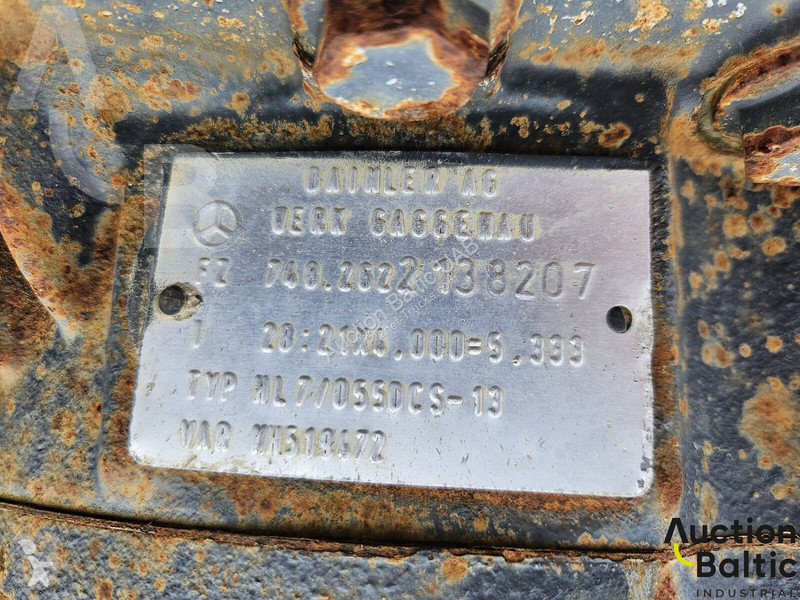 قطع غيار الآليات الثقيلة Mercedes rear axle