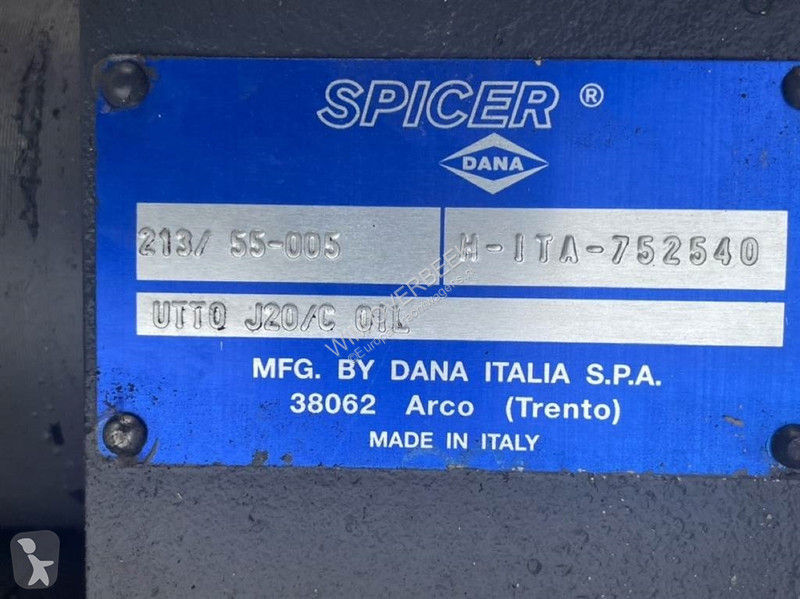 قطع غيار الآليات الثقيلة Ahlmann AZ150-Spicer...