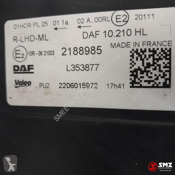 قطع غيار الآليات الثقيلة DAF Occ koplamp LED...