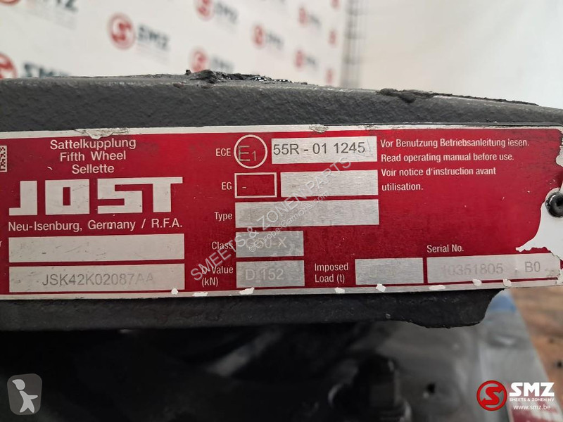 قطع غيار الآليات الثقيلة Jost Occ koppelschotel...