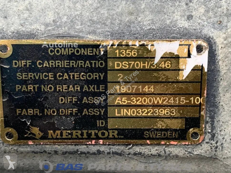 قطع غيار الآليات الثقيلة Meritor DAF AAS1356