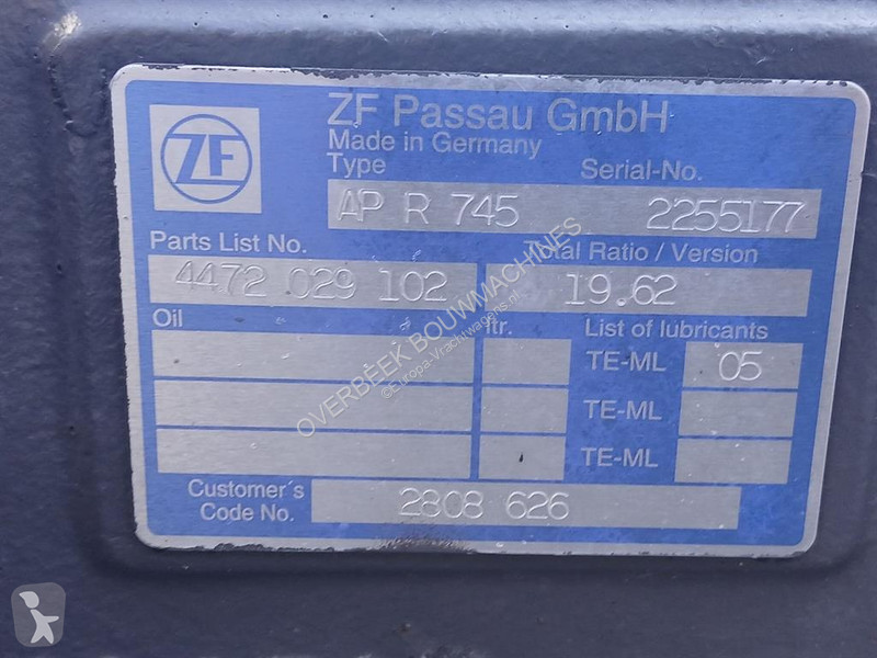 قطع غيار الآليات الثقيلة Volvo L40B-TP...
