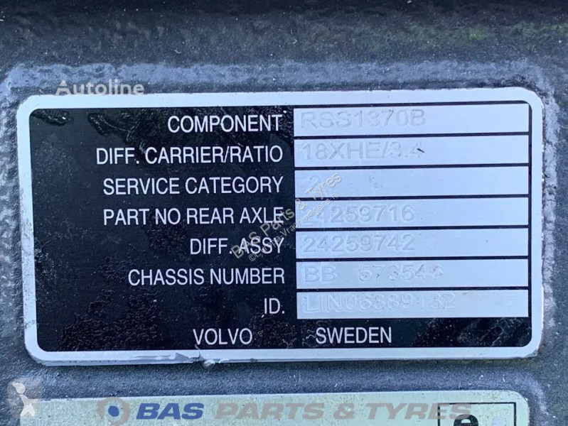 Vrachtwagenonderdelen Volvo RSS1370B