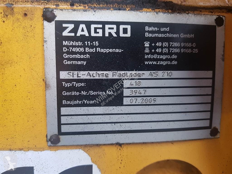 قطع غيار الأشغال العمومية Ahlmann AZ210 - Train...