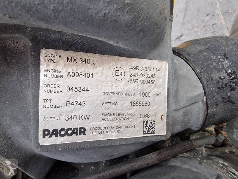 Vrachtwagenonderdelen Paccar MX340.U1