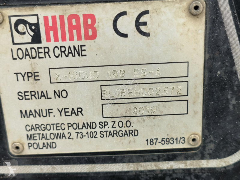 Uitrusting voor vrachtwagens Hiab  X-HIDUO 188...