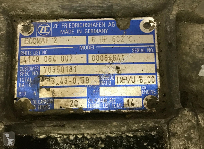 قطع غيار الآليات الثقيلة Volvo B9 (01.02-)