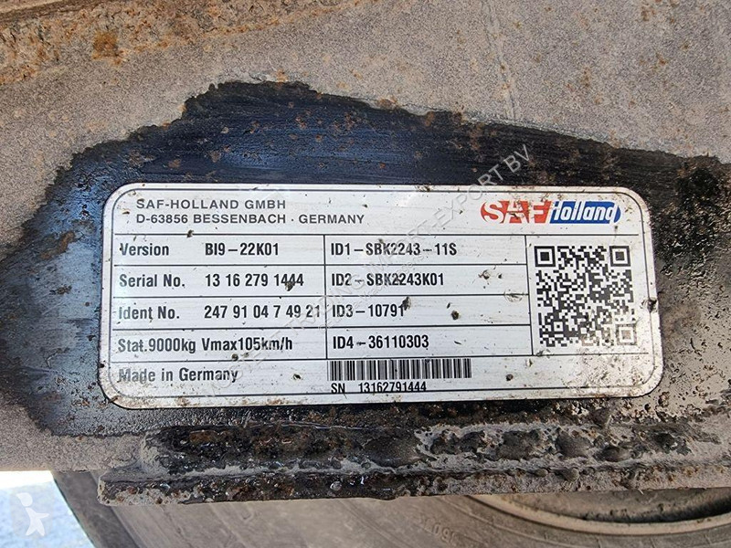 Náhradní díly stavba SAF BI9 SAF - Disc brakes...