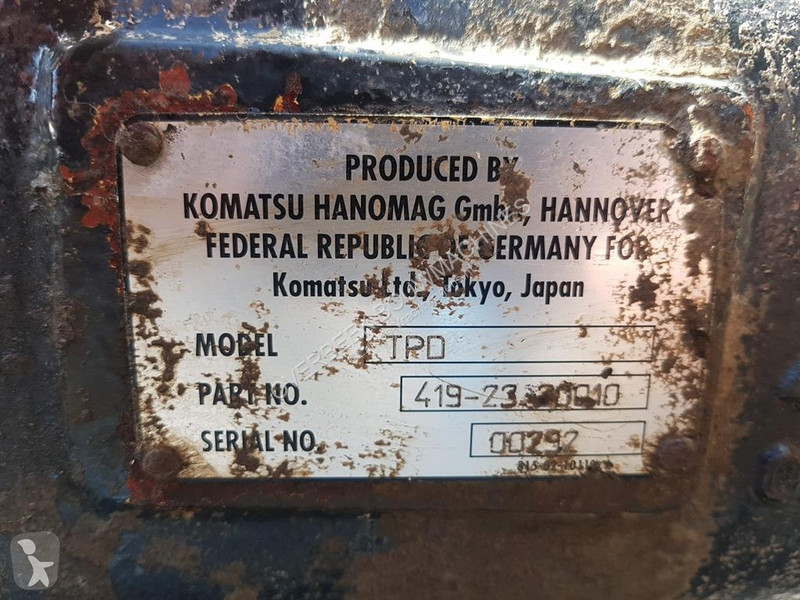 Piese de schimb utilaje lucrări publice Komatsu...