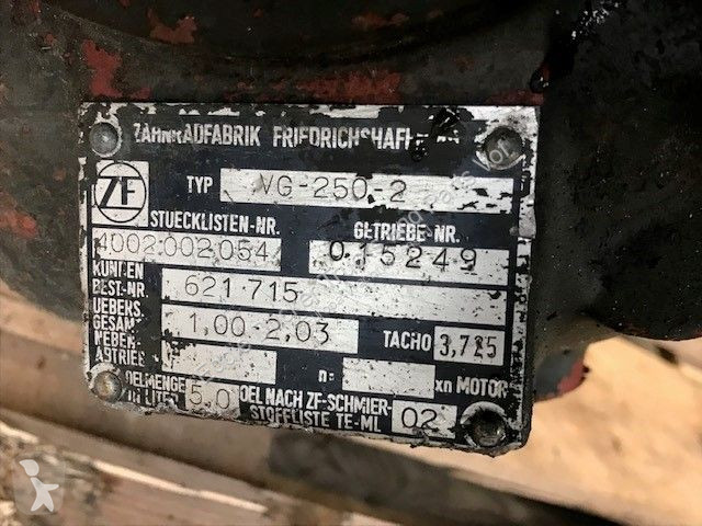Reservdelar lastbilar DAF 0621715 ZF VG-250-2...