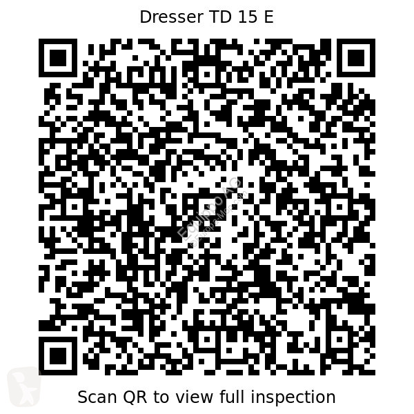 Buldozér Dresser TD 15 E Without Ripper