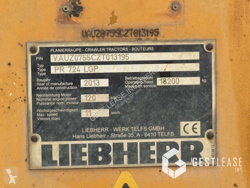 بلدوزر Liebherr PR724