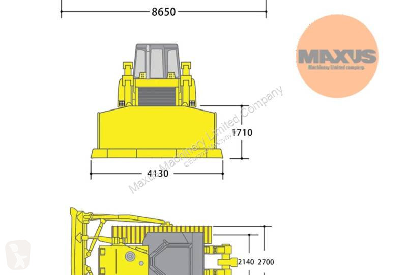 Buldozer Maxus Бульдозер MAXUS з прямим...