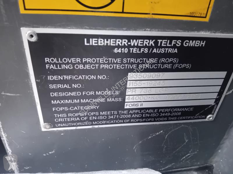 Bulldozer Liebherr 736