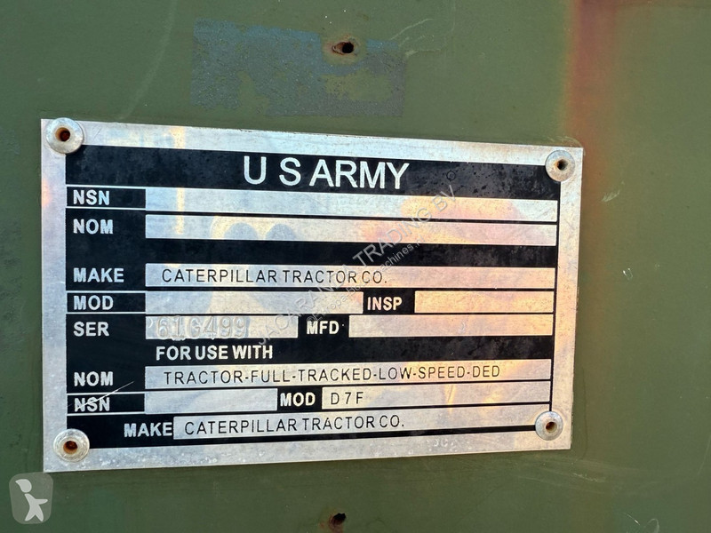 Bulldozer Caterpillar D7F EX ARMY - 25 UNITS...