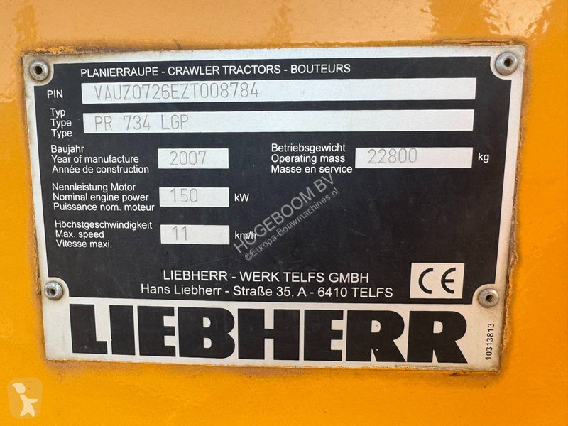 Buldozér Liebherr