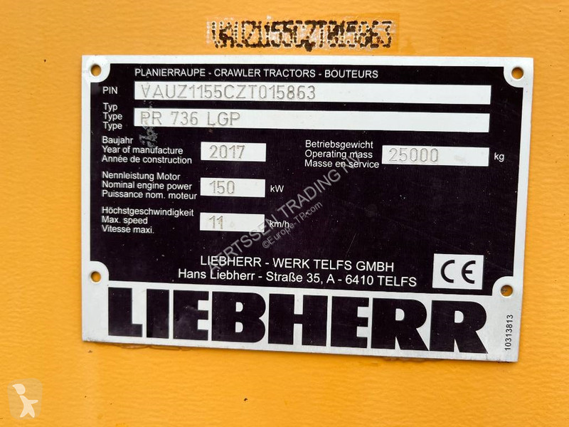 Buldozer Liebherr 736 LGP