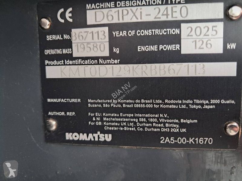 Buldózer Komatsu I-24E0