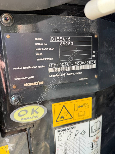 Bulldozer Komatsu D155A-6R (4 pieces available...