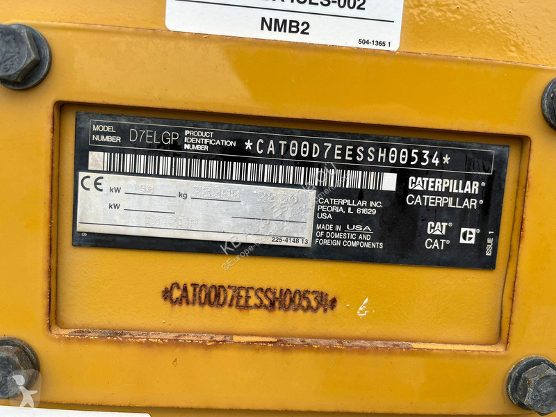 بلدوزر Caterpillar D7E LGP RIPPER / AC