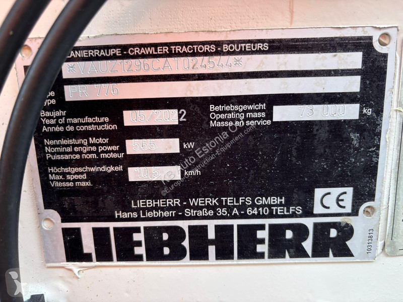 Bulldozer Liebherr 776 G6.0 RIPPER / Service...