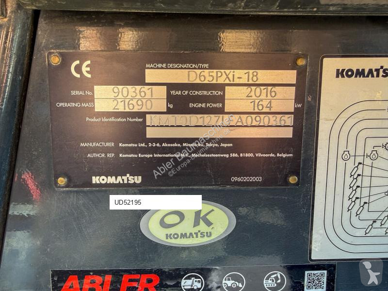 Бульдозер Komatsu D65PXI18 mit Heckaufreißer GPS