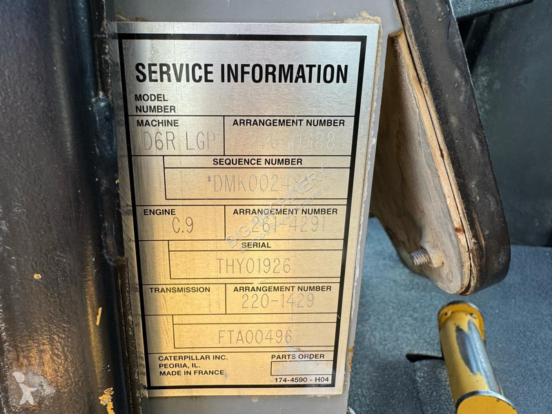 بلدوزر Caterpillar D6R - Belgium machine