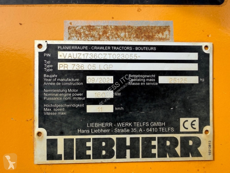 Bulldozer Liebherr PR 736 LGP - PR736 - PR 736...